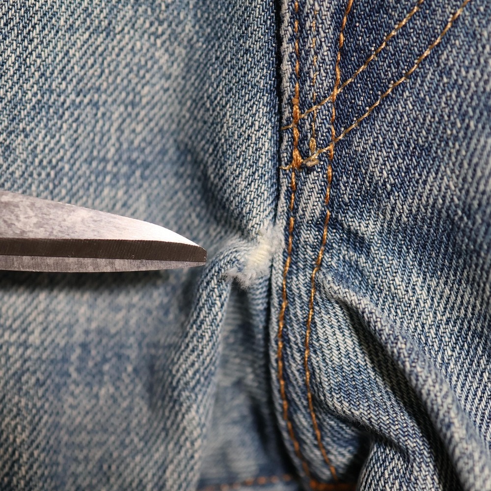 Polo Ralph Lauren Jeans Mens 34x32 Blue Sullivan Slim Denim Whiskering Distress - Picture 4 of 16